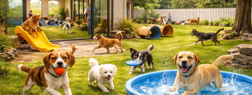 Indoor vs Outdoor Dog Daycare in Spring, TX: Why Your Pet Needs Both 2 pool